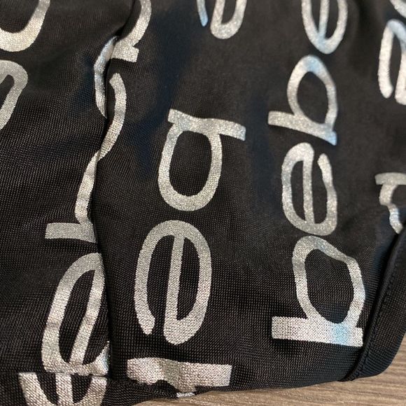 Bebe black and silver lingerie slip size medium - Picture 8 of 12